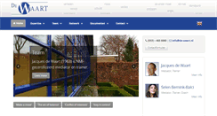Desktop Screenshot of de-waart.nl